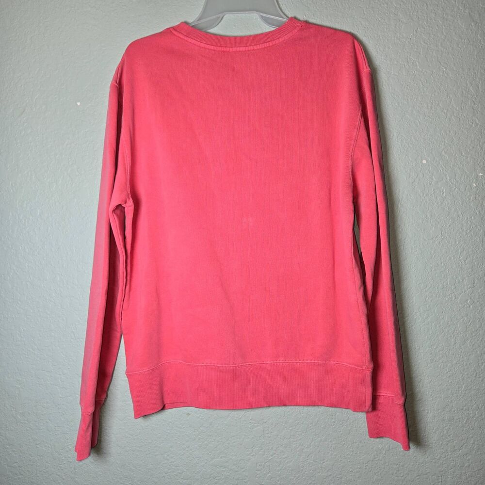 Disney Parks Crewneck Sweatshirt Womens S Pink Disneyland Vertical Logo Theme - Picture 7 of 10